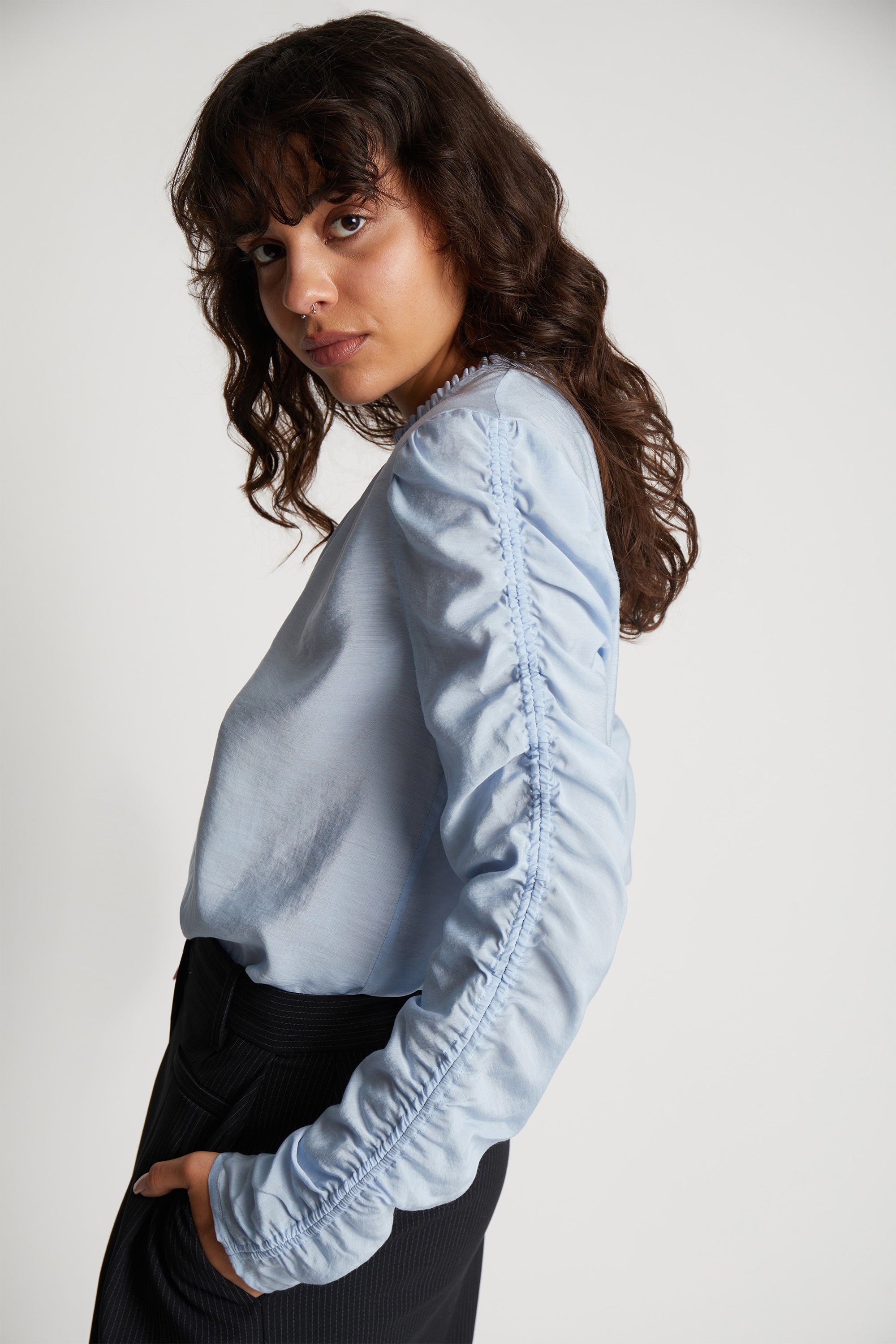 Seima bluse - Light Blue